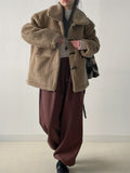 Toggle Duffel Half Fur Coat