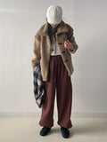 Toggle Duffel Half Fur Coat