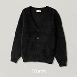Glow Angora Y-neck Cardigan