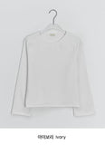 Hipan Round Crop Long Sleeve Tee