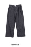 Eiffel studded striped denim pants