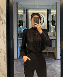 Enzua Lace Tie Blouse