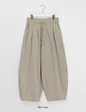 [unisex] Rango Linen Pintuck Wide Balloon Pants