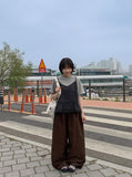 Manguetto Dot Bustier Sleeveless Blouse