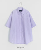 [unisex] Rimel Color Summer Over Short Sleeve Shirt