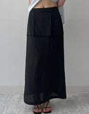 [Setup Available] Dove Strap Long Skirt