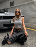 Rio camo damage back pocket balloon pants