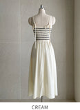 Deflin Stripe Sleeveless One Piece