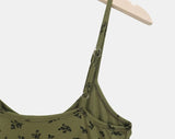 Couzel Flower Sleeveless One Piece