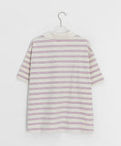 Caldis Stripe Collar Short Sleeve Tee