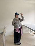 [unisex] Riove Raw Denim Wide Pants