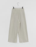 Gih Banding Linen Wide Pants