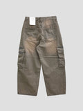 Mustard Wide Pocket Denim Pants