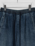 Colden Snap Button Banding Denim Wide Pants