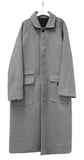 FLAP POCKET LONG COAT