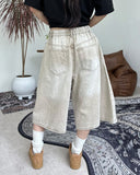 Pino Washed Banding Bermuda Pants