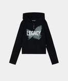 (W) LEGACY HOODED LONG SLEEVE
