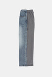 Asura cutting denim pants