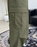Peuon brushed nylon cargo pants