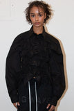 shirring long sleeves shirt