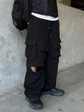 Multi Cargo Zipper Sweatpants