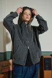 [2-WAY] Peak Star Pigment Hood Zip-up