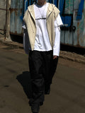 Over Hood Knit Zip-up Vest