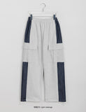 [unisex] Mohind color matching banding cargo pants