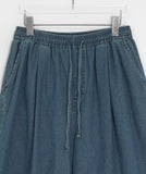 [unisex] Hotem Cool Banding Denim Bermuda Pants