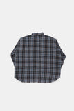 Tyreese rough cut out check shirt