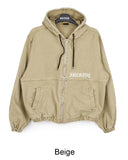 Dope Dyeing Embroidered Hood Jacket
