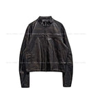 Carter Cross Rivet Vintage Leather Jacket