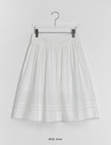 Golen Lace Midi Skirt