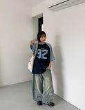 [unisex] Zenly Curve Denim Balloon Pants