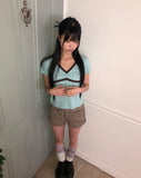 Lovti Side Button Shorts