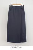 Chad Button Wrap Long Skirt