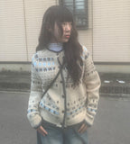 Mushu Nordic Knit Cardigan