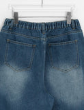 Fabens Washing Denim Balloon Wide Pants