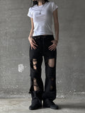 Mawa Damage Black Denim