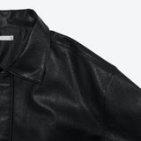 Becia Collar Leather Jacket