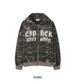 Maison Camo Printing Hood Zip-Up