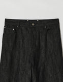 SICKLE BIKER DENIM PANTS