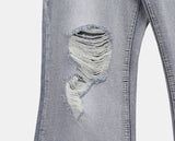 Marton Damaged Bootcut Pants