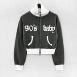 Lunte Lettering Zip Up