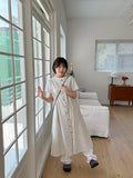 Gibyu Basic Cotton Wide Pants