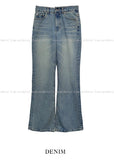 Penny brush washed bootcut denim