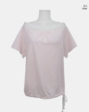 Peku One-Shoulder Short Sleeve T-shirt