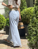 Arin Denim Wide Banding Pants