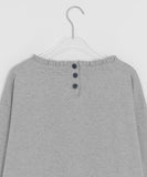 Hiran Button Frill Over Long Sleeve Tee