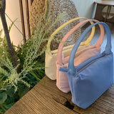Rustling Waterproof Material Point Color Mini Shoulder Bag